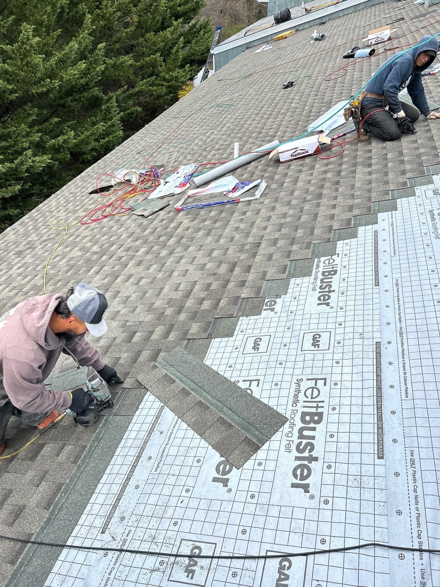residential roof replacement